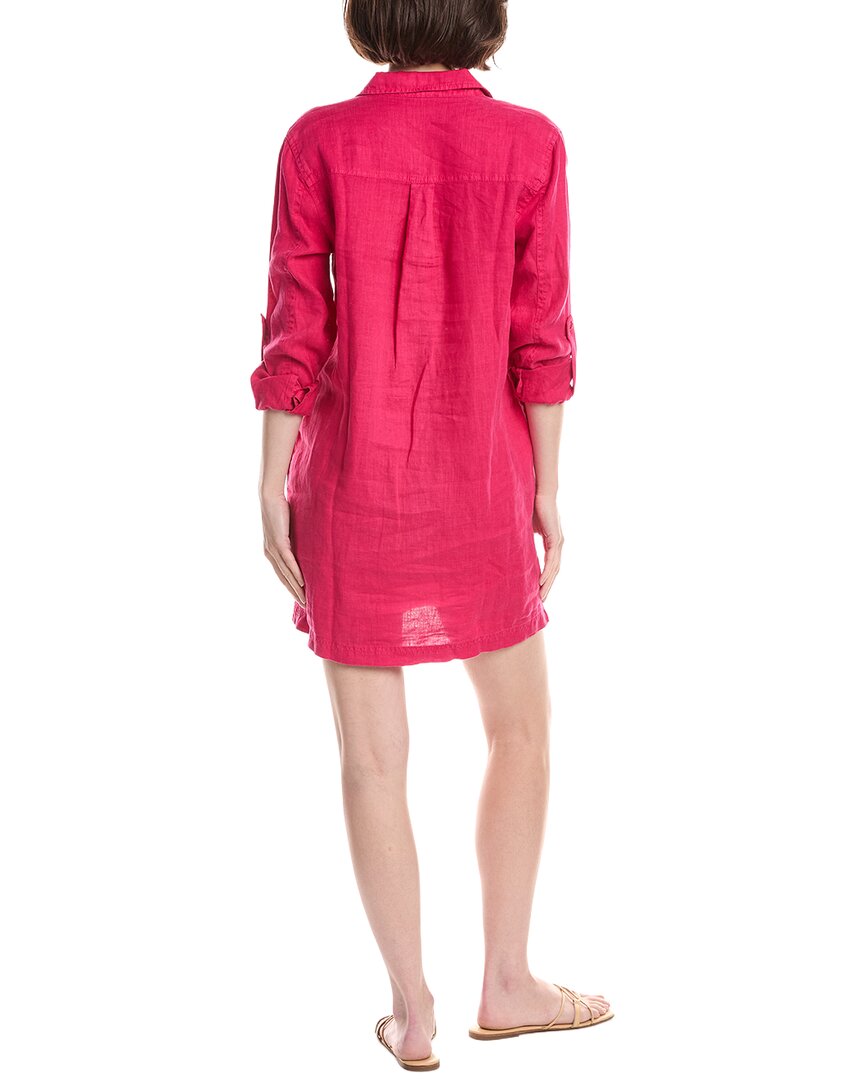 Michael Stars Vestido Camisa Utilitario de Lino Eleanor