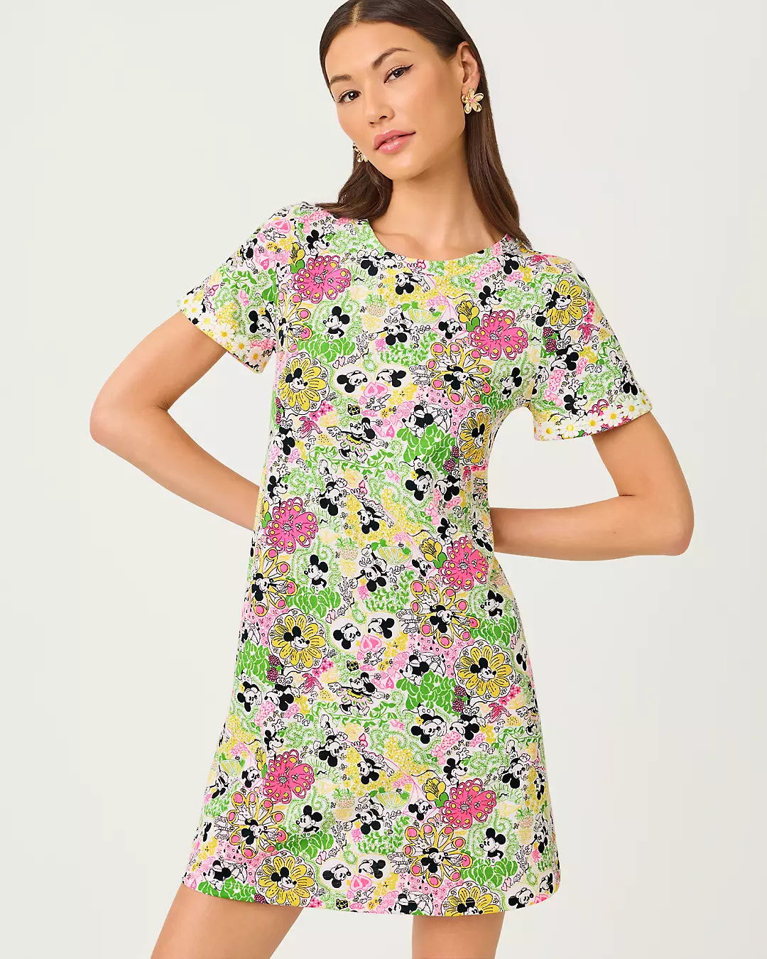 Vestido de manga corta