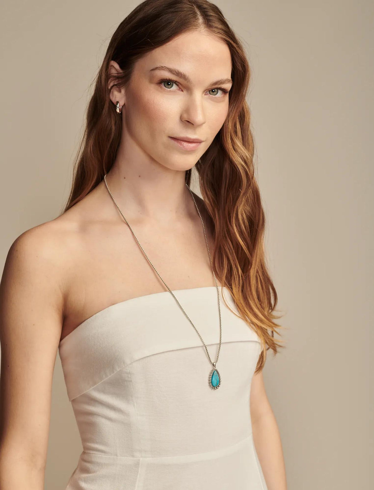 Vestido de mujer de lino midi