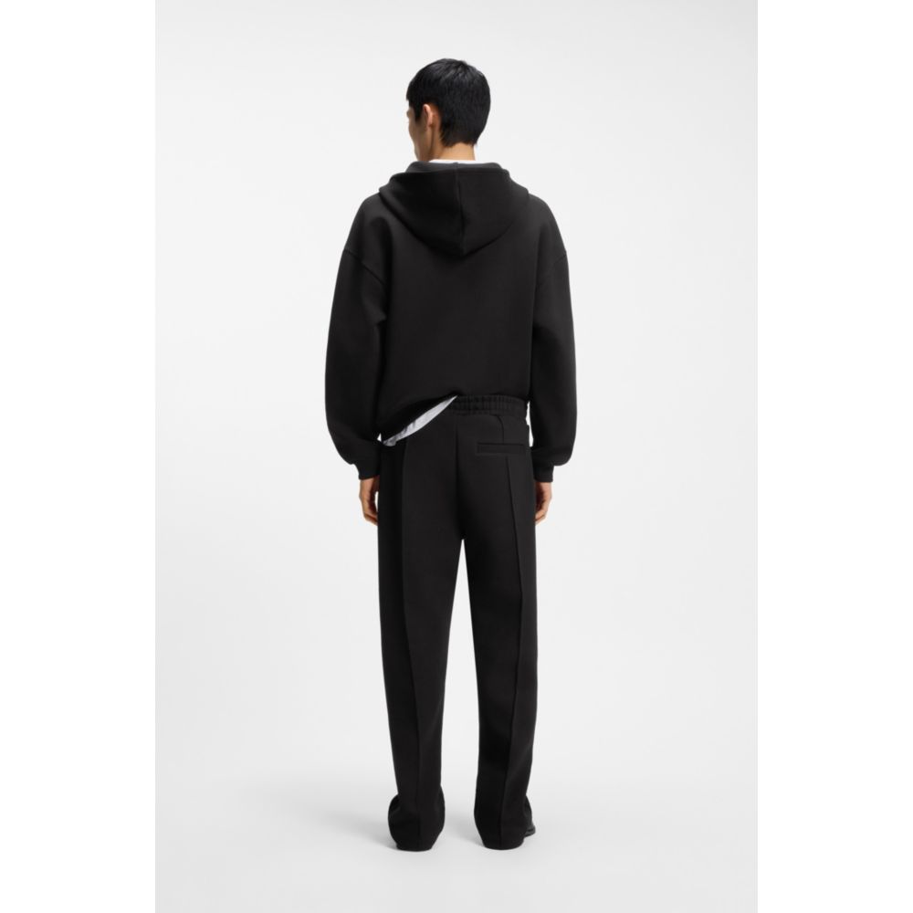 Pantalón deportivo de mezcla de algodón de corte amplio