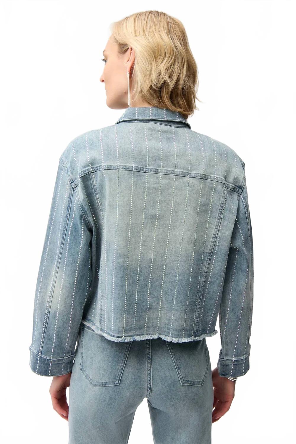 Chaqueta de mezclilla color azul