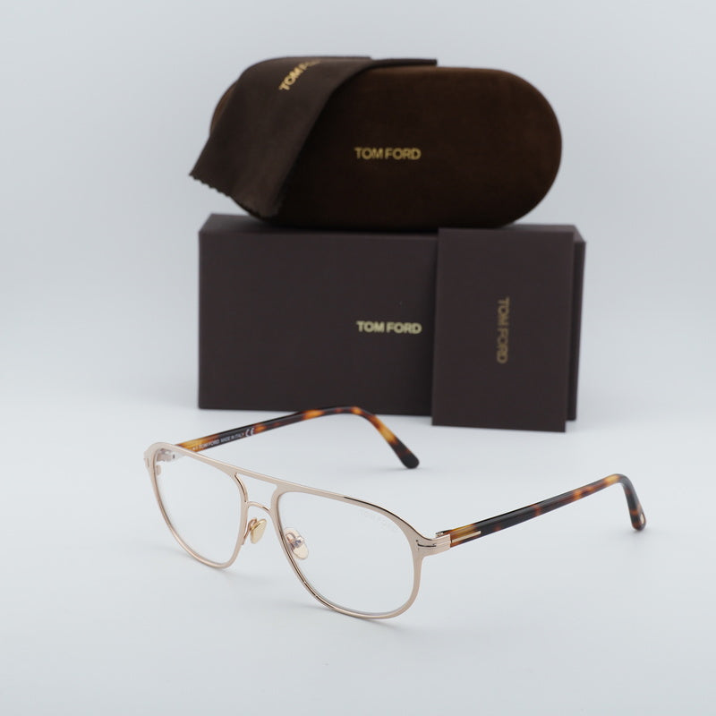 Gafas 57 mm color oro rosa y azul