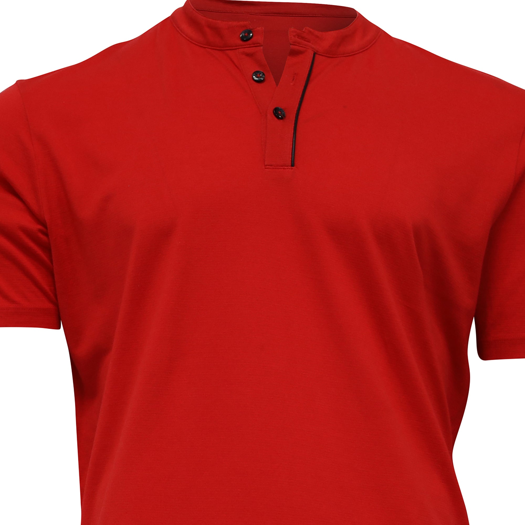 Camiseta de algodón color rojo