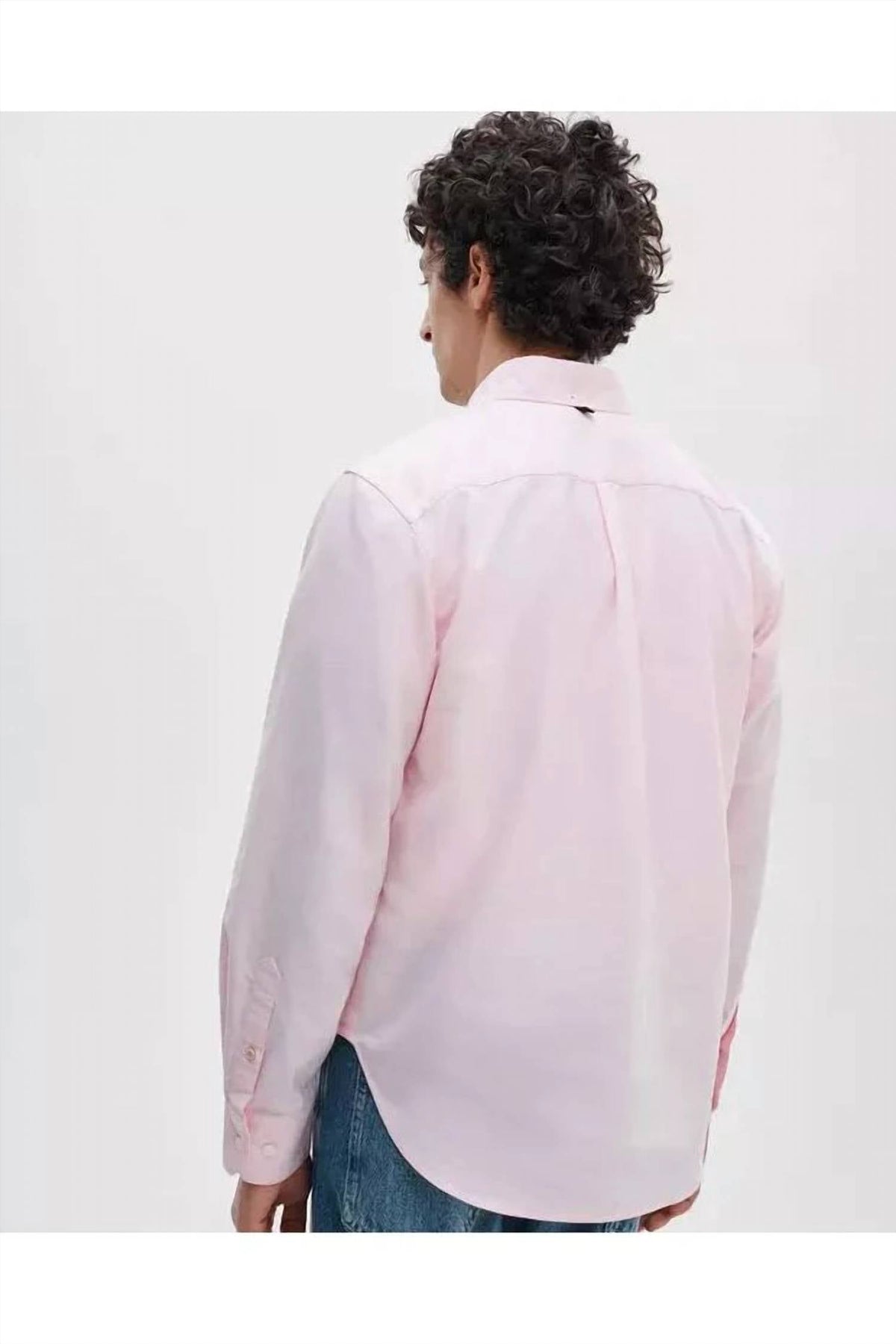 Camisa a rayas color rosado