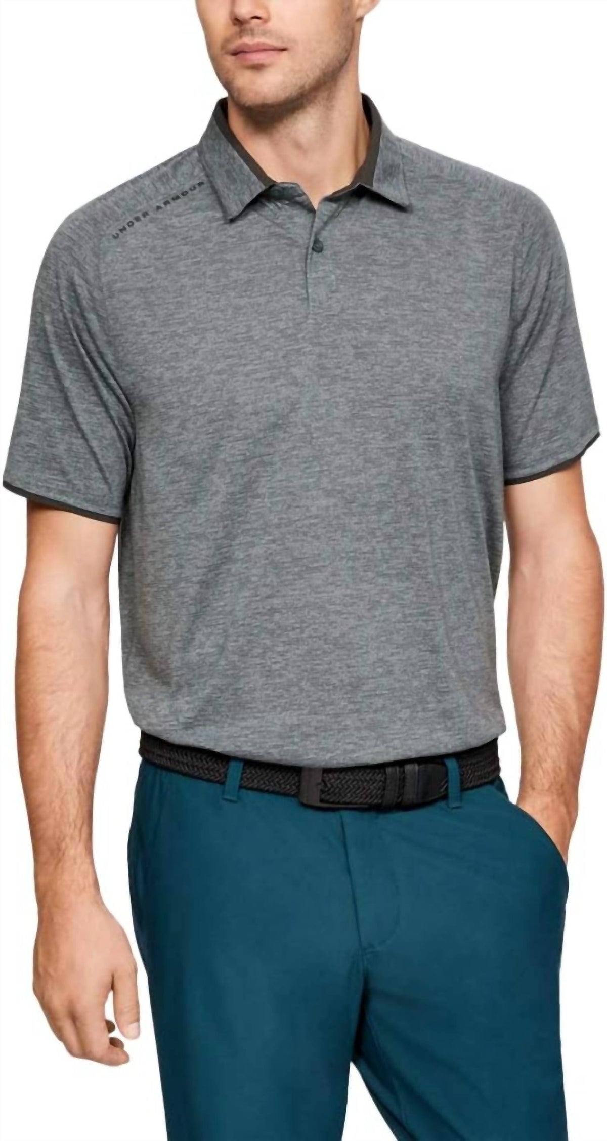 Polo de hombre color gris