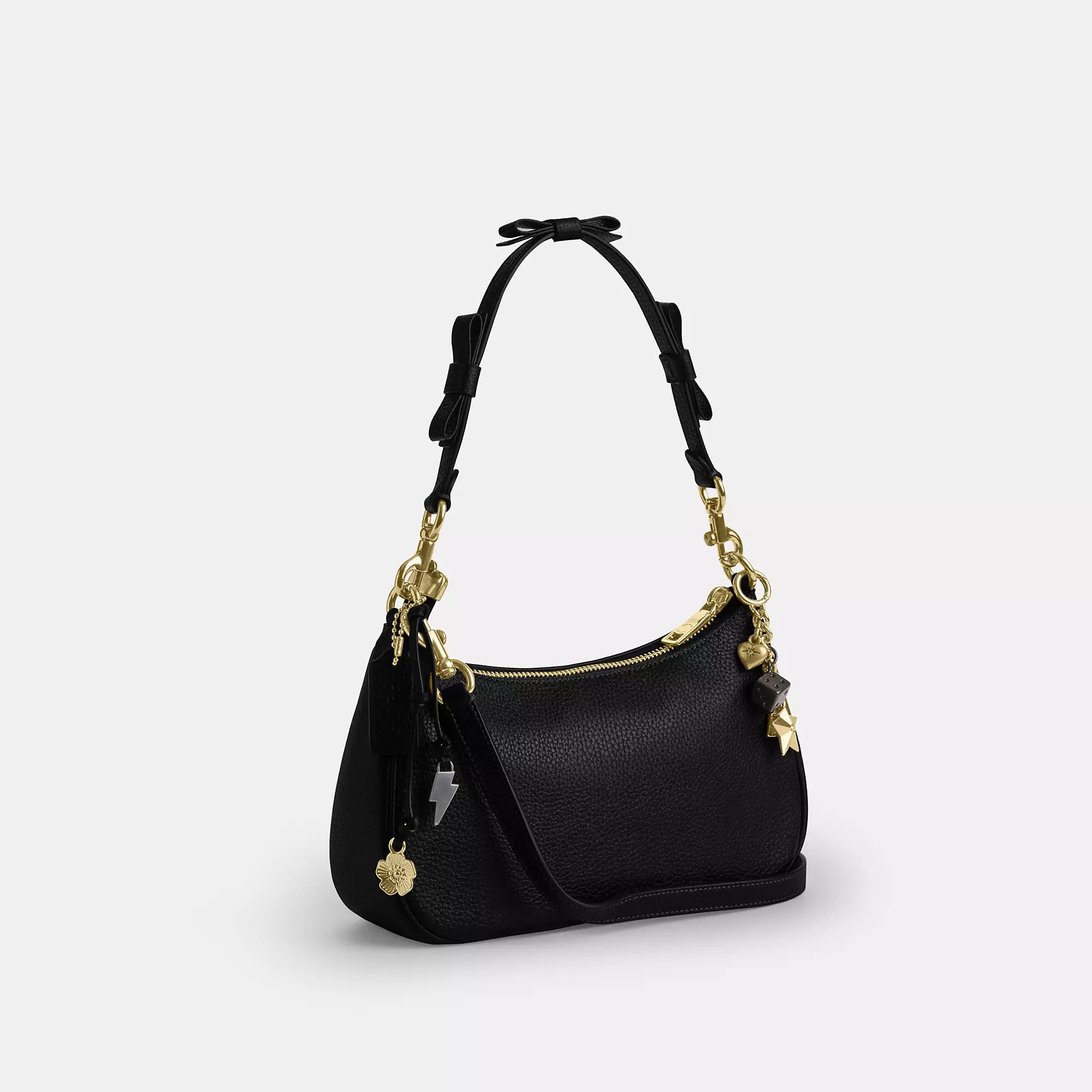 Coach Outlet Bolso de Hombro Teri con Moños y Dijes