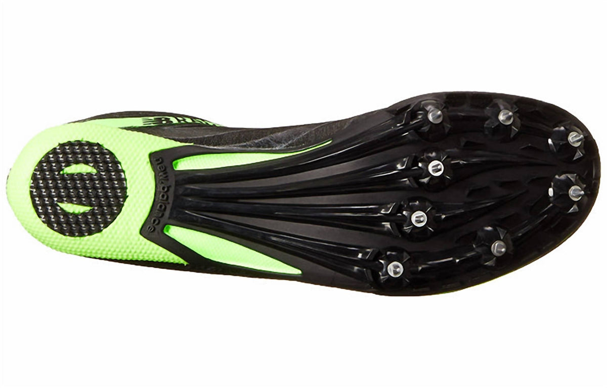 Zapatillas con clavos de hombre color negro y verde