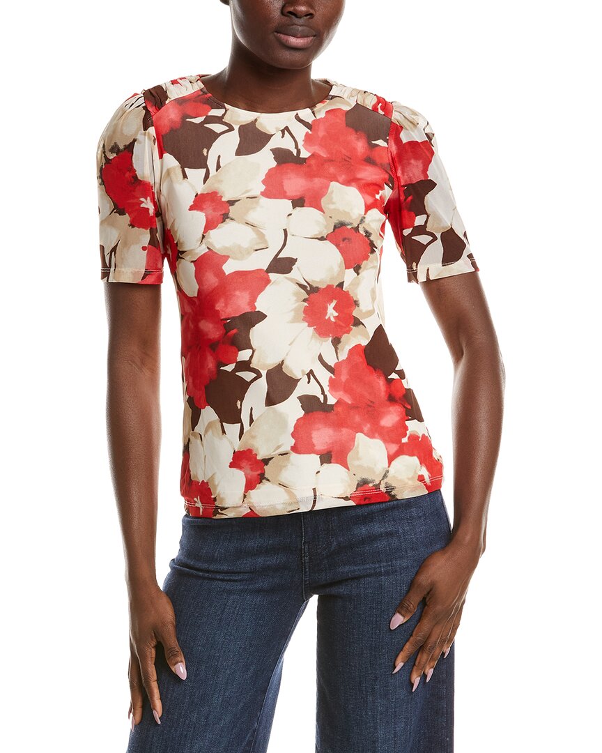 Top con estampado