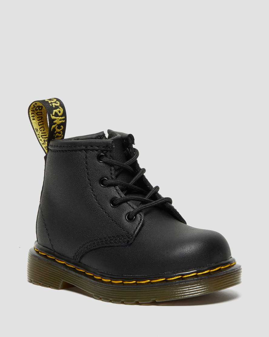 Botas para bebé de cuero con cordones