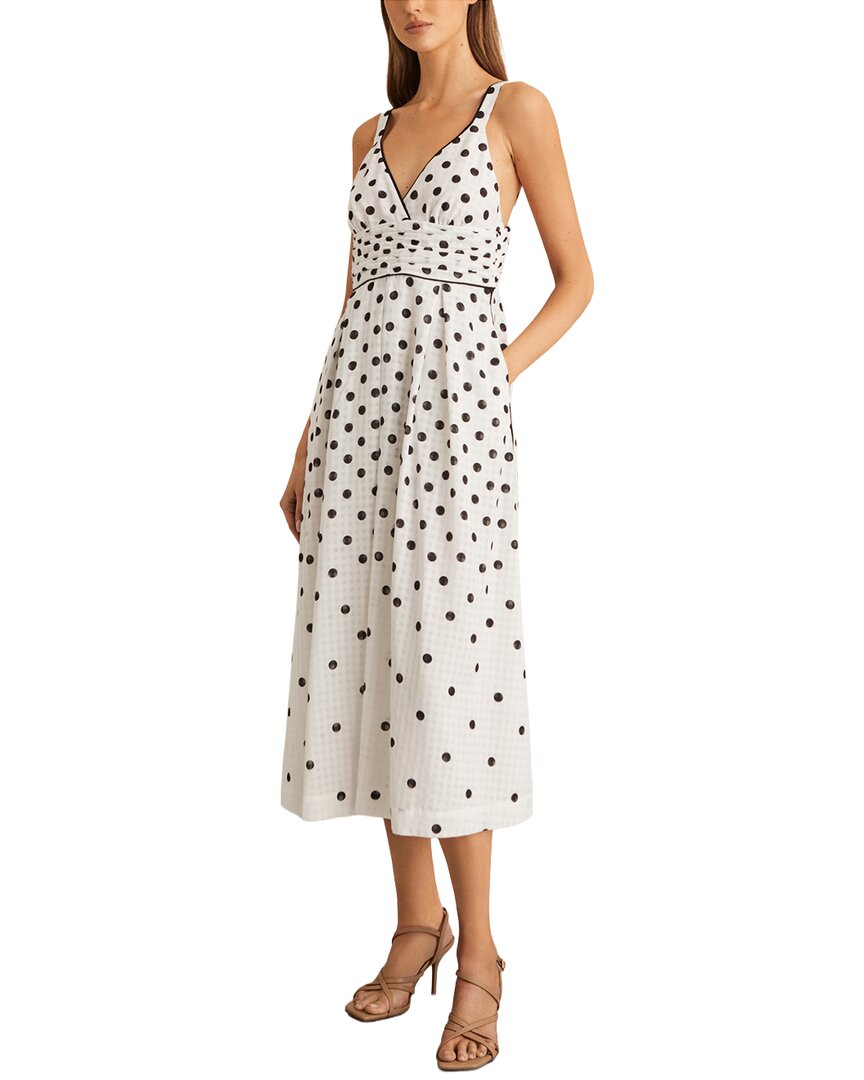 Vestido midi de lunares