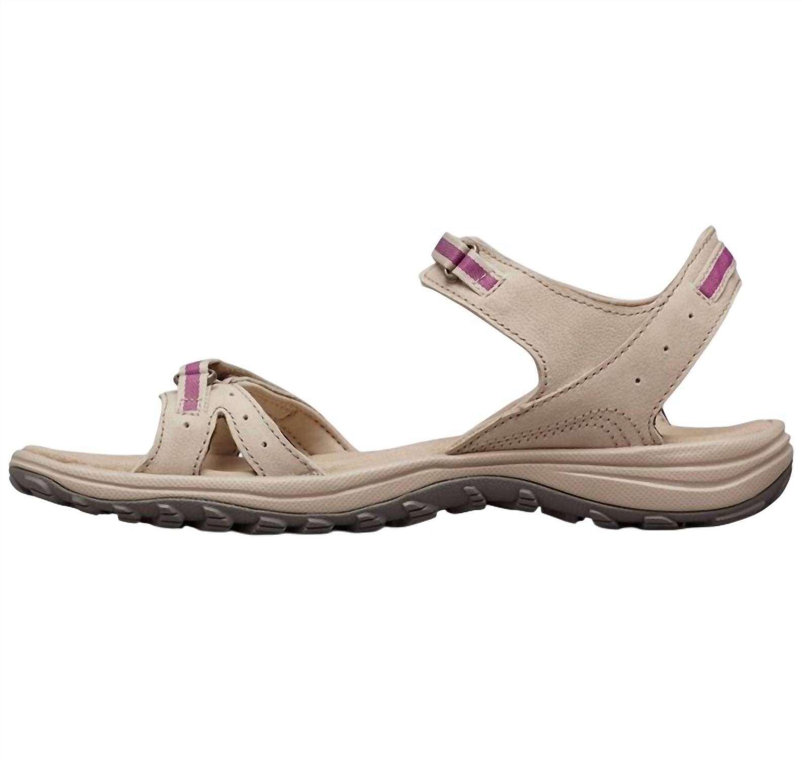 Sandalias de mujer color violeta y plateado