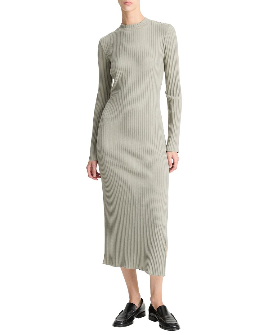 Vestido con cuello redondo