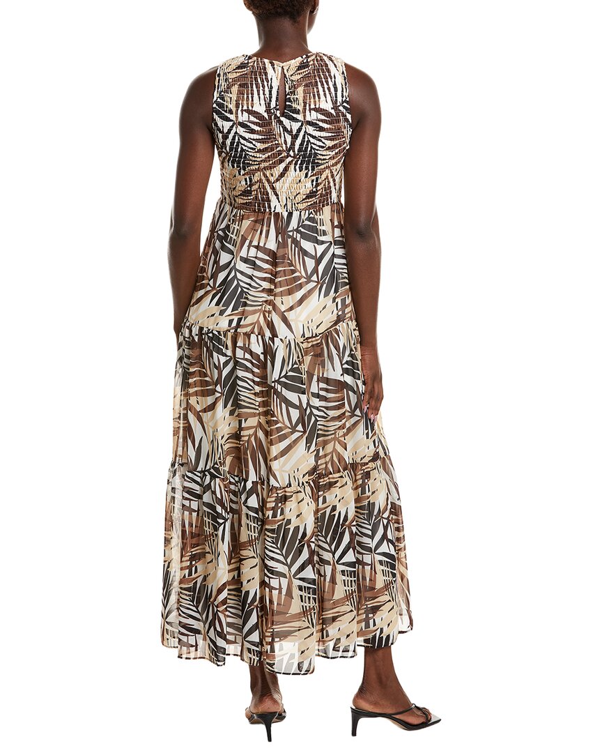 Vestido midi con estampado