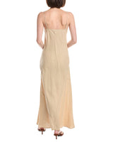 Michael Stars Vestido Midi de Lino Patchwork Cecily