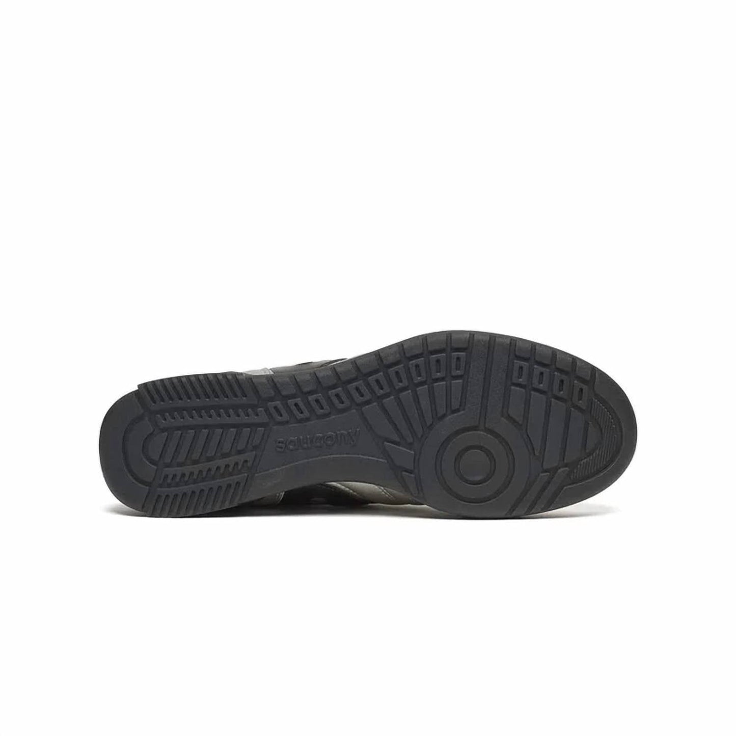 Tenis de hombre de cuero color negro y plateado