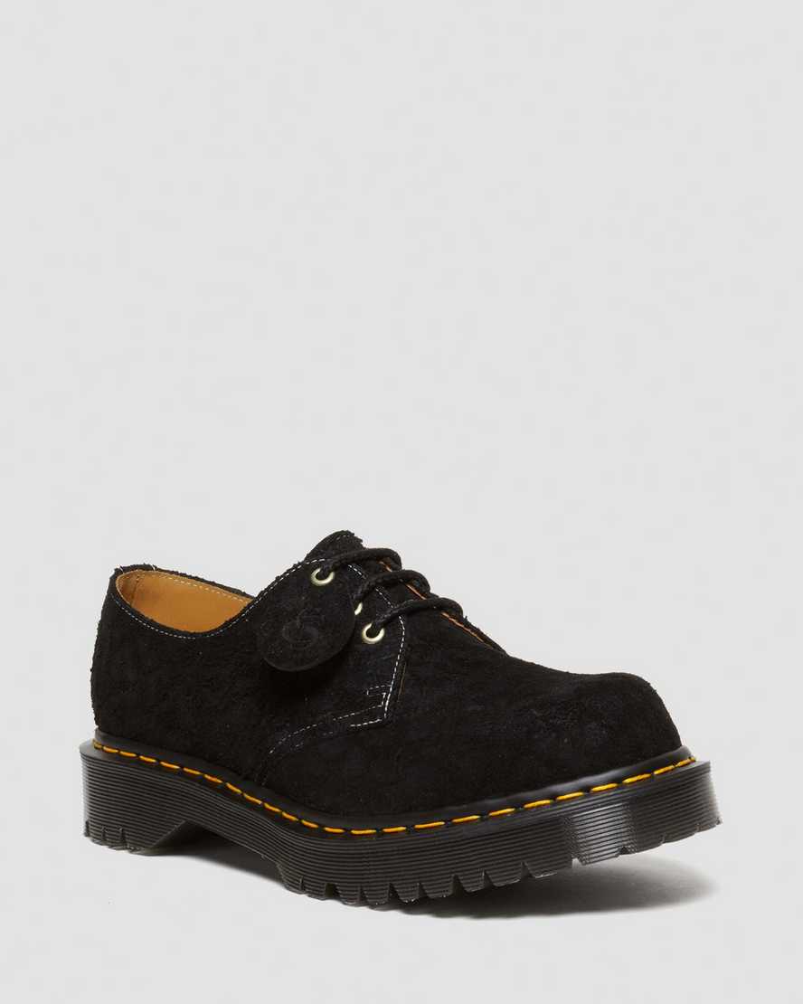 Zapatos de cordones de gamuza