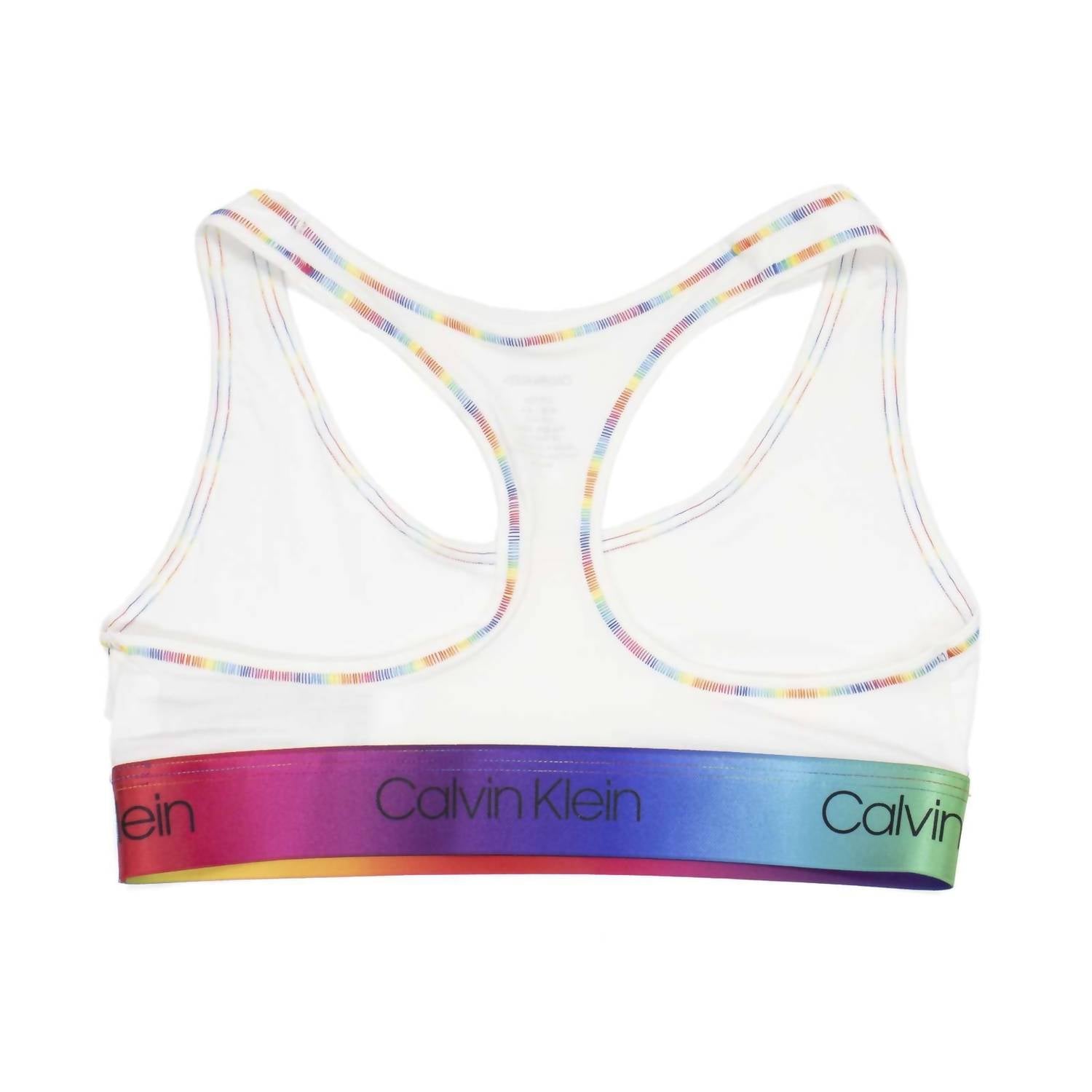 Bralette de mujer de algodón color blanco