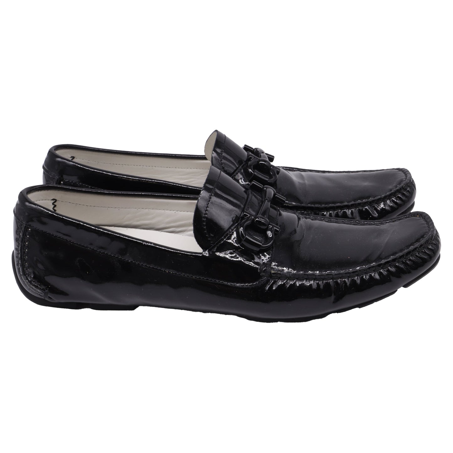 Mocasines de cuero color negro