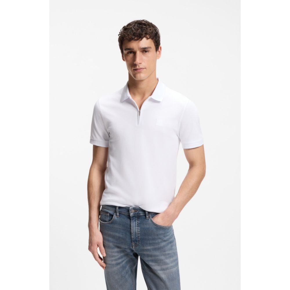 Polo de algodón de corte ajustado
