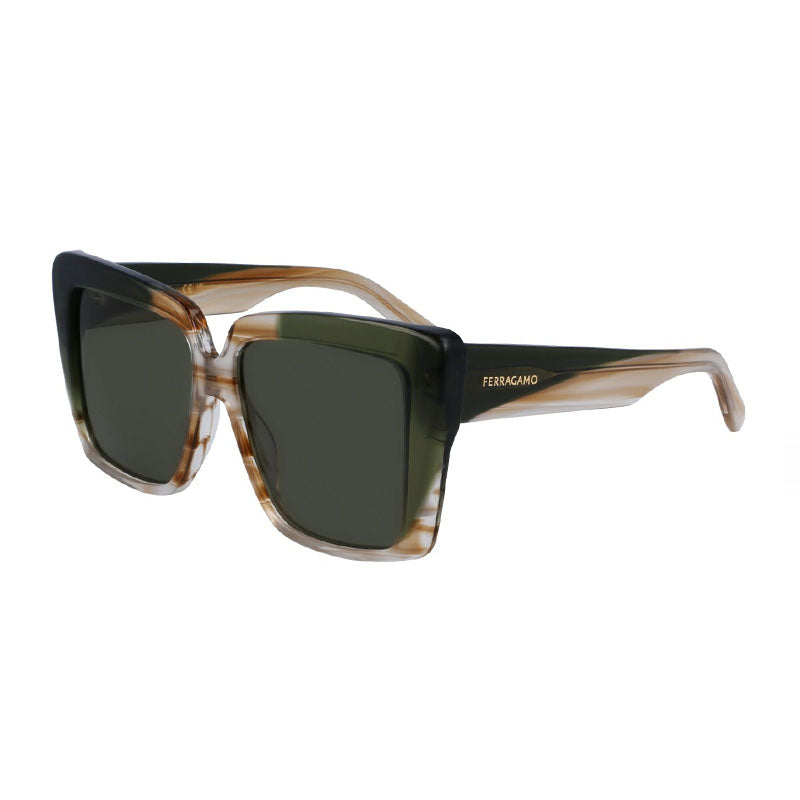 Gafas color verde y caqui