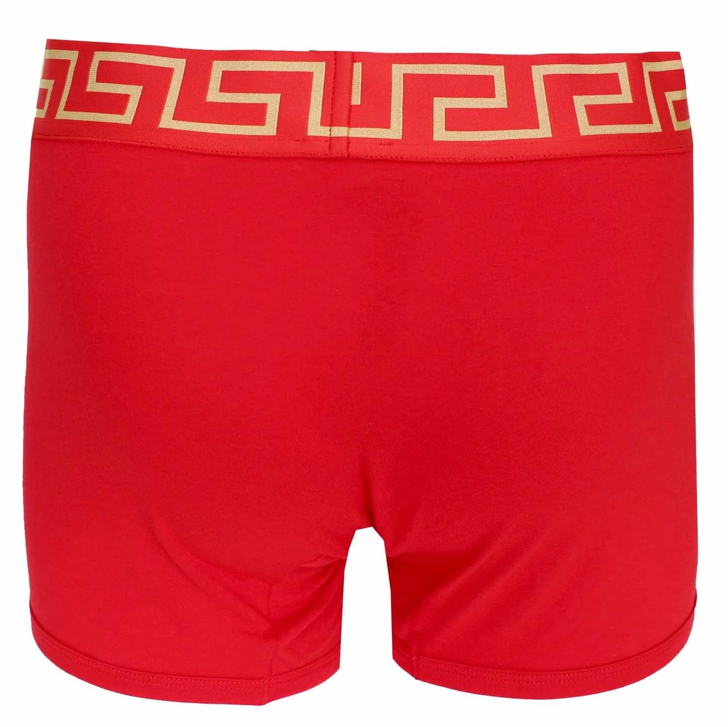 Bóxer de hombre color rojo y dorado