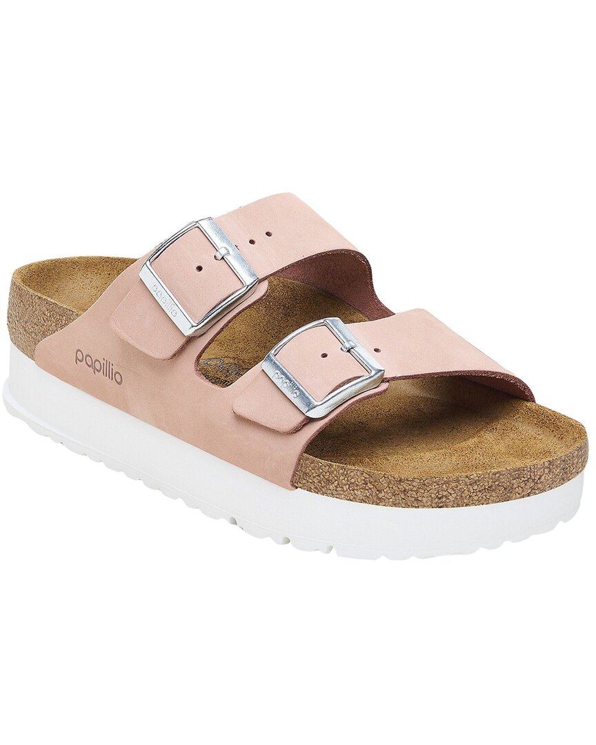 Sandalias de cuero con plataforma