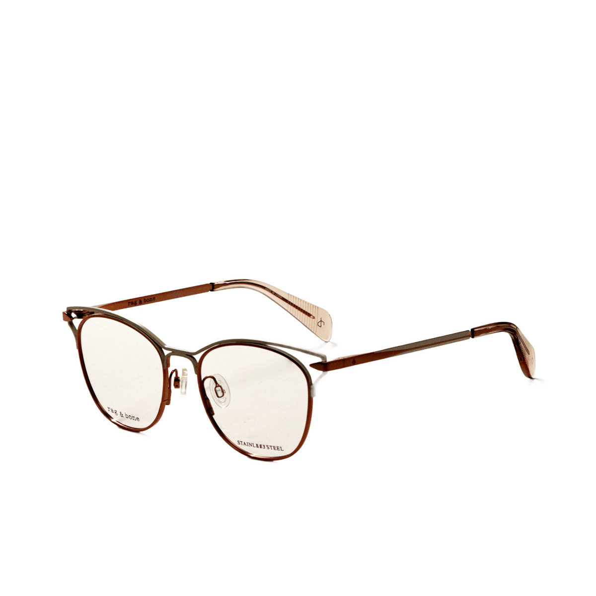 Montura para gafas de mujer 51 mm color dorado