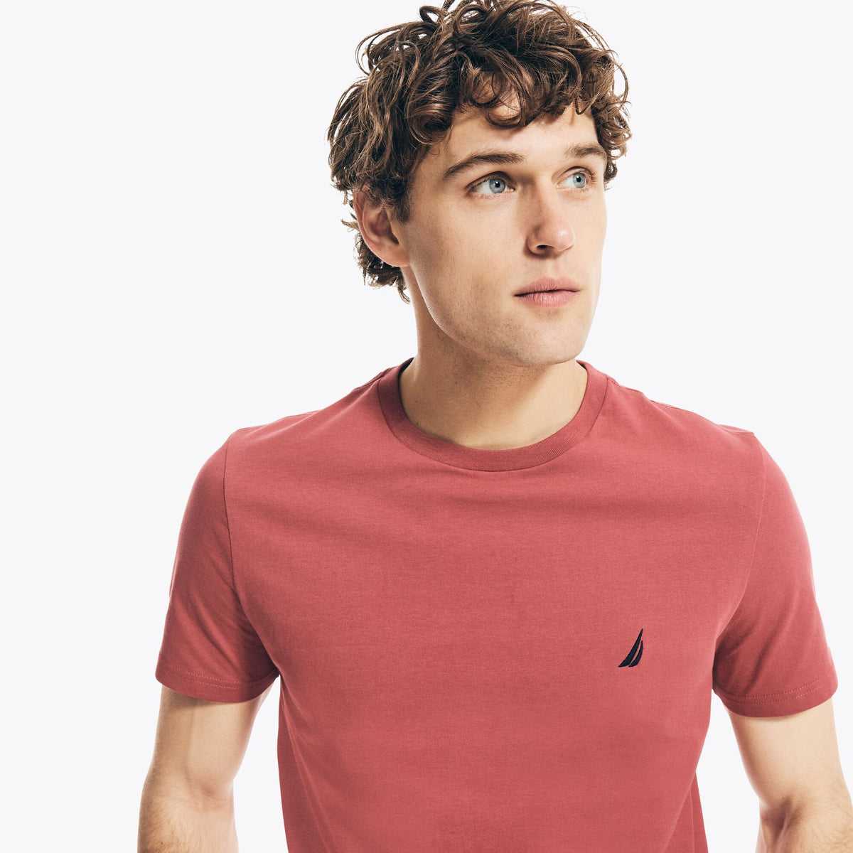 Camiseta de hombre con cuello redondo
