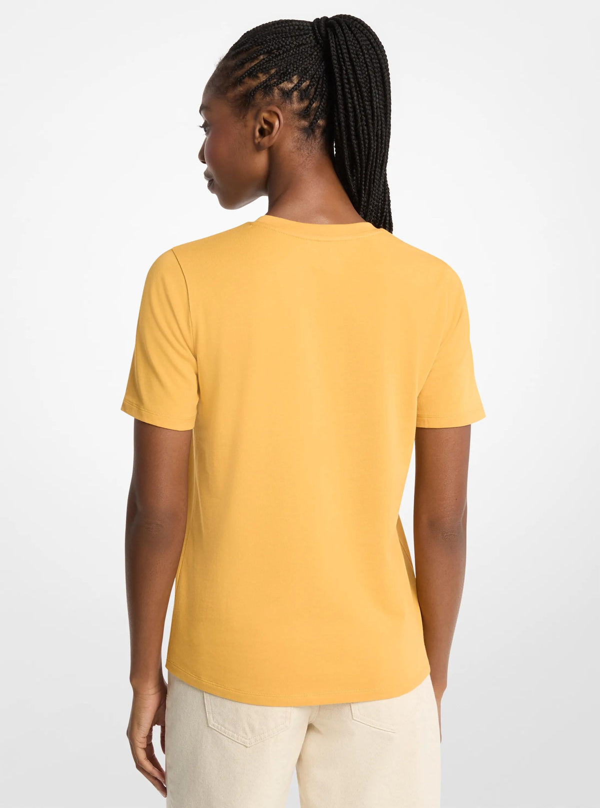 Camiseta de algodón con lentejuelas