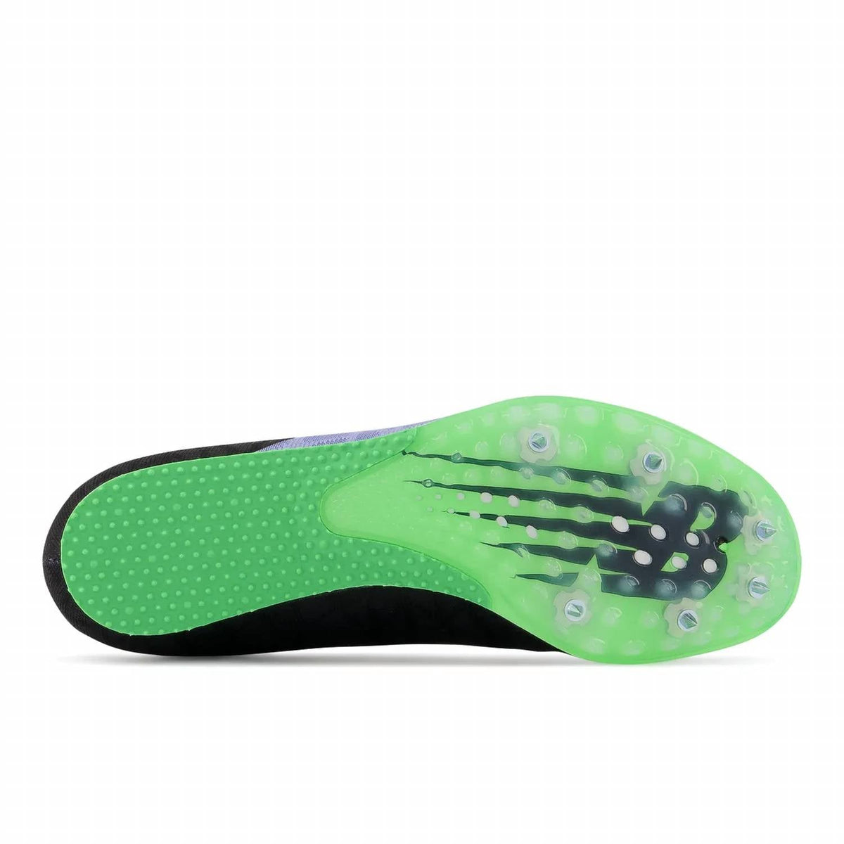 Zapatillas con clavos de hombre color violeta