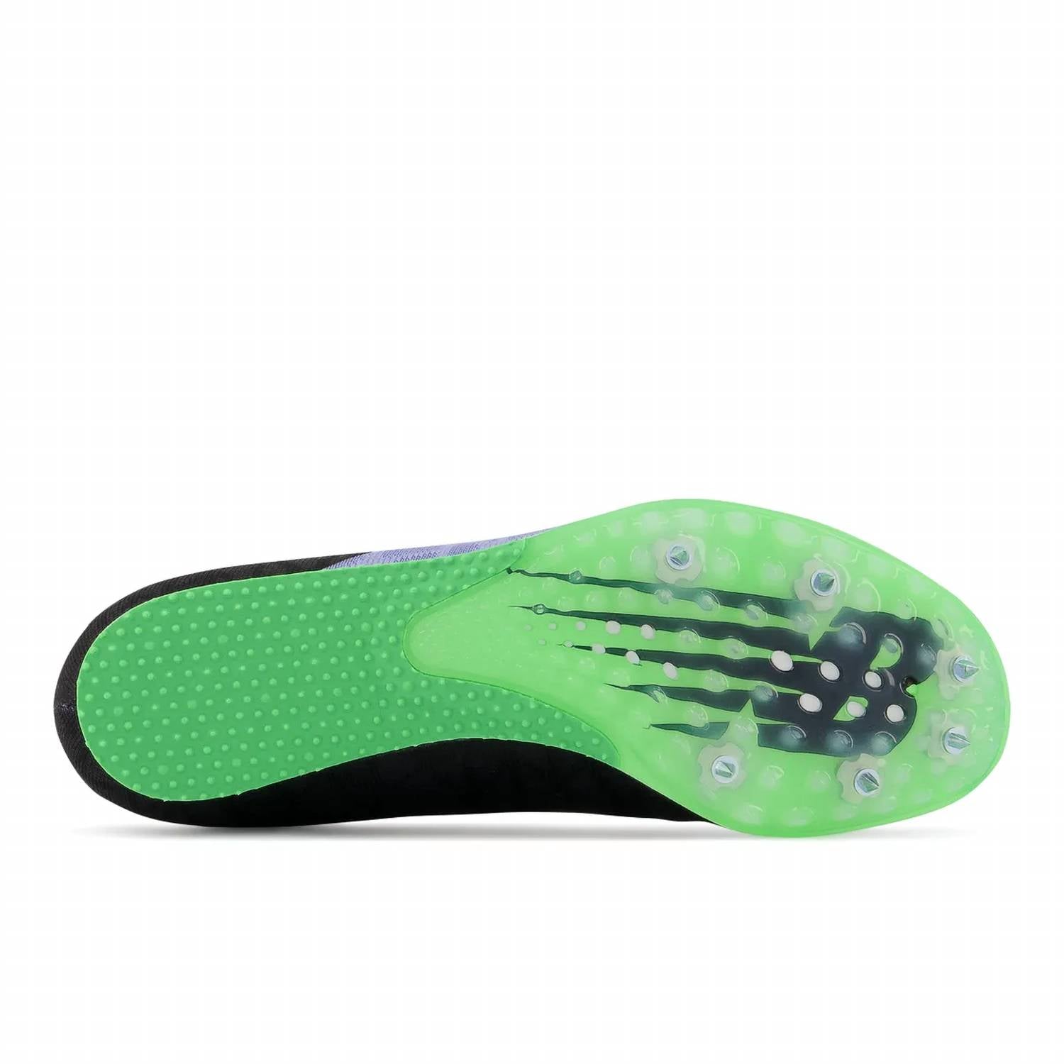 Zapatillas con clavos de hombre color violeta