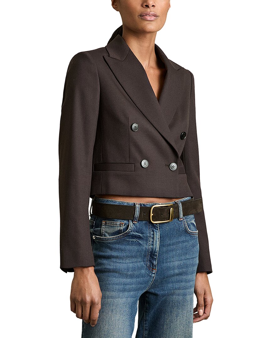Blazer de mezcla de lana