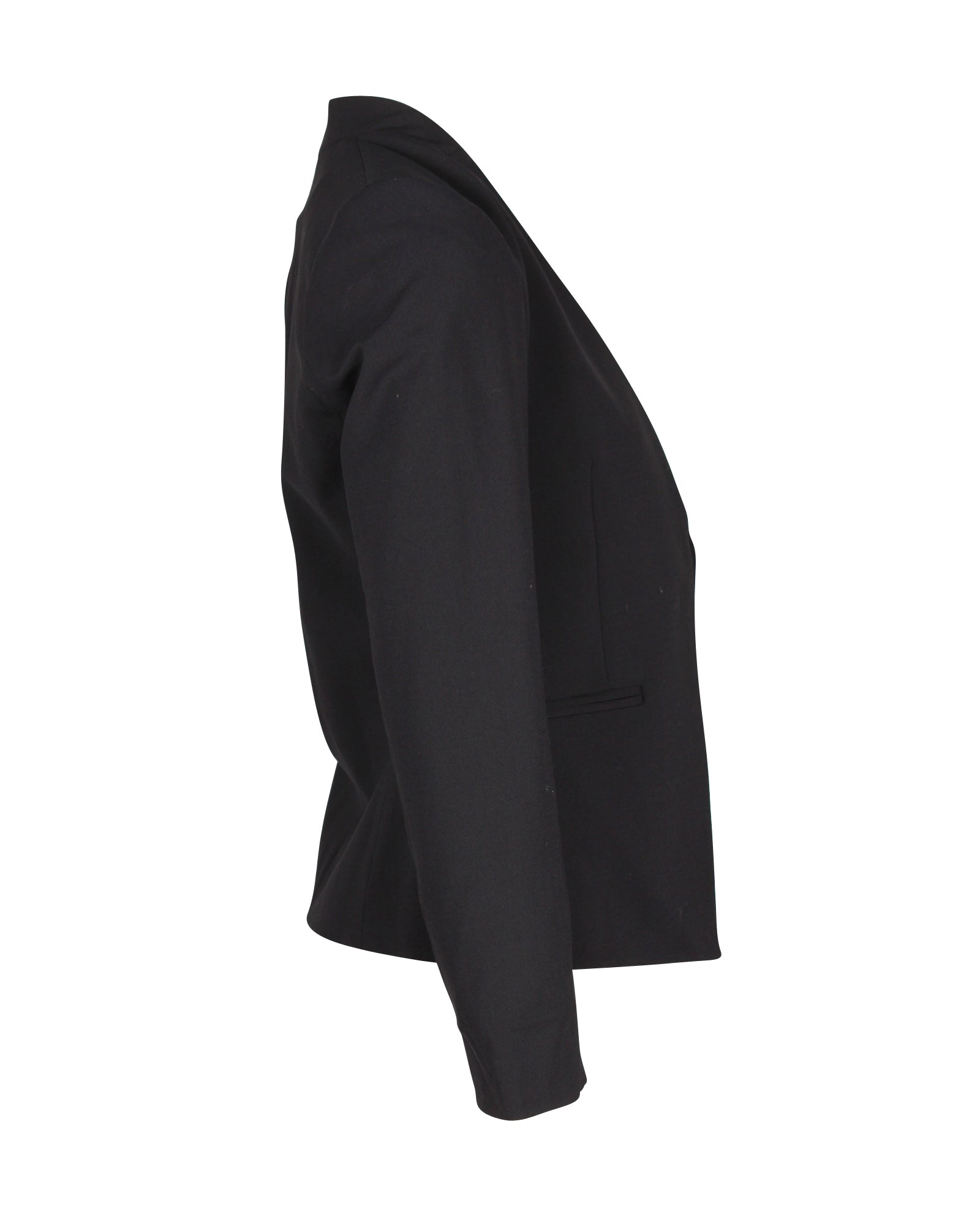 Blazer de lana color negro