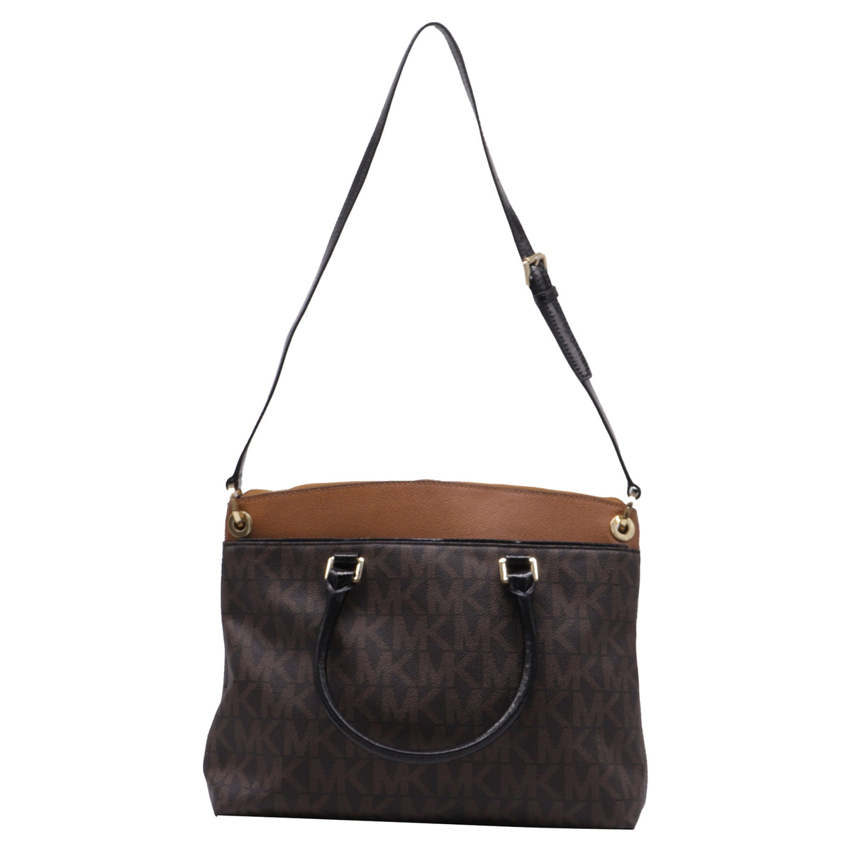 Bolso de cuero color café