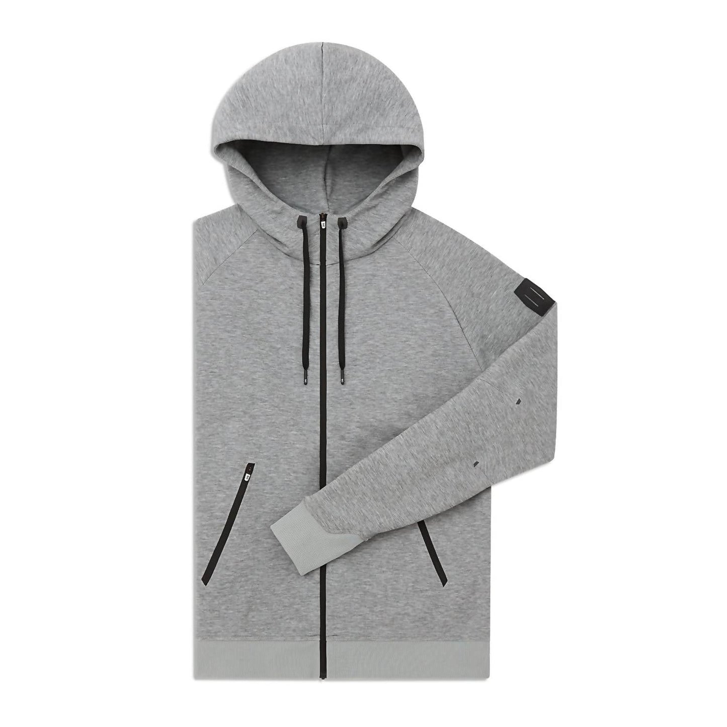 Buzo con capucha de hombre color gris