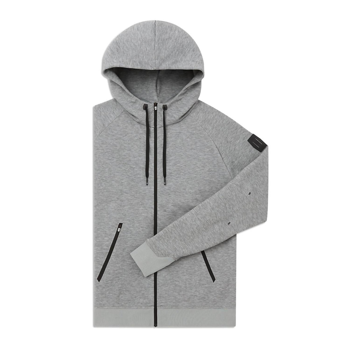 Buzo con capucha de hombre color gris