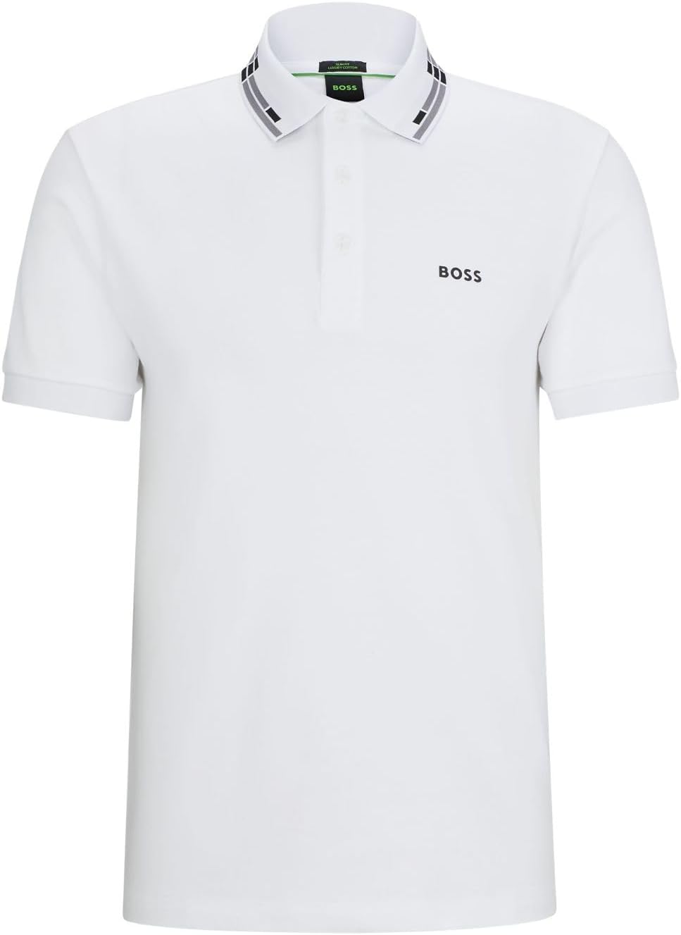 Polo de hombre de manga corta color blanco