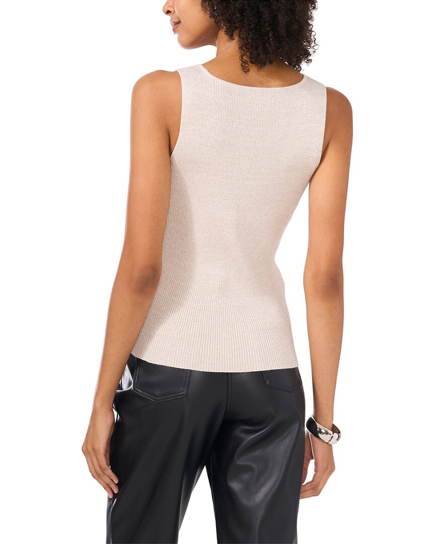 Camiseta sin mangas con tejido acanalado