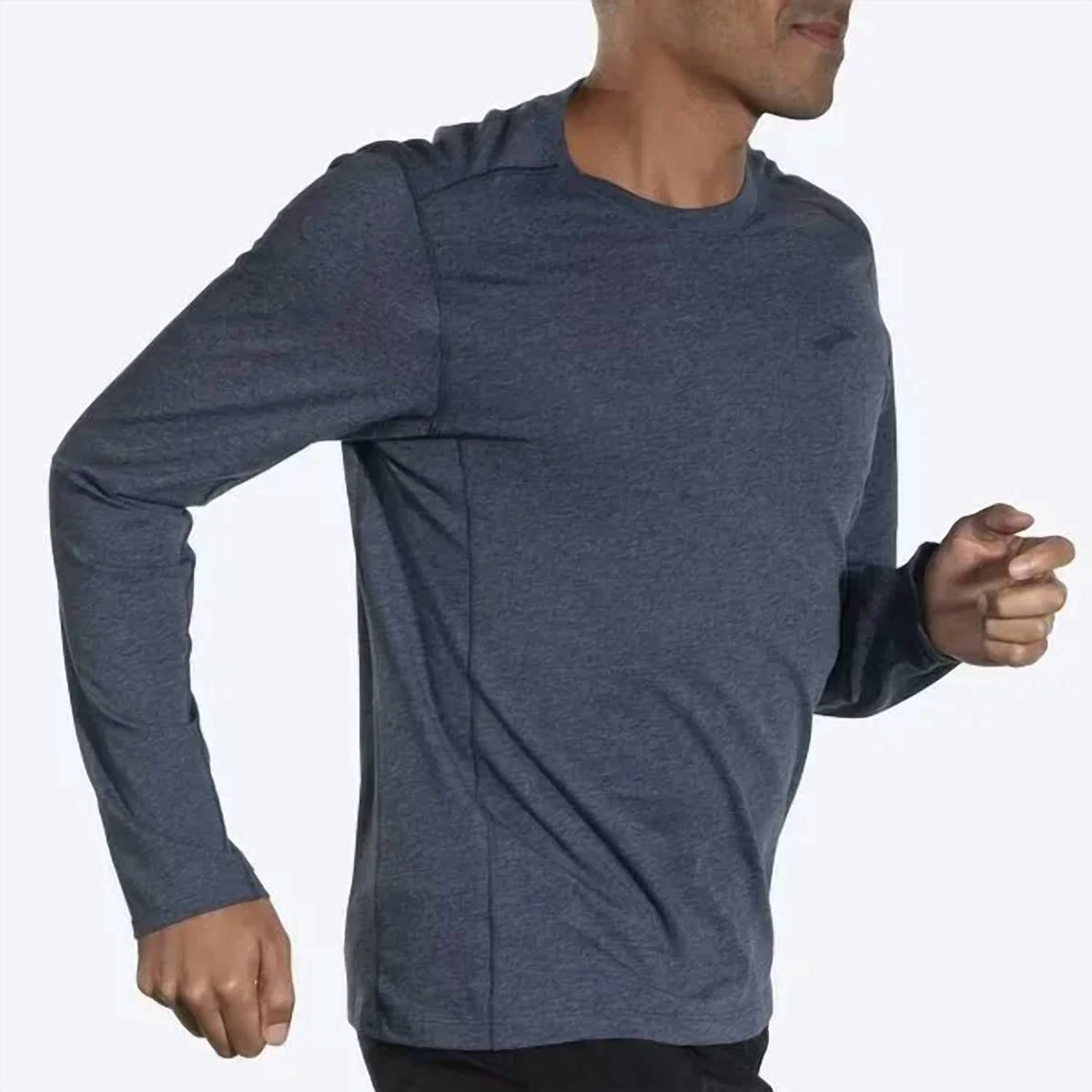 Camiseta de manga larga color azul marino