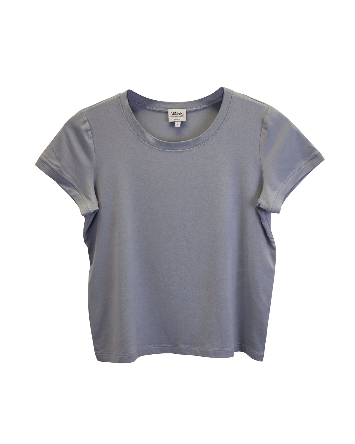 Camiseta de manga corta color gris claro