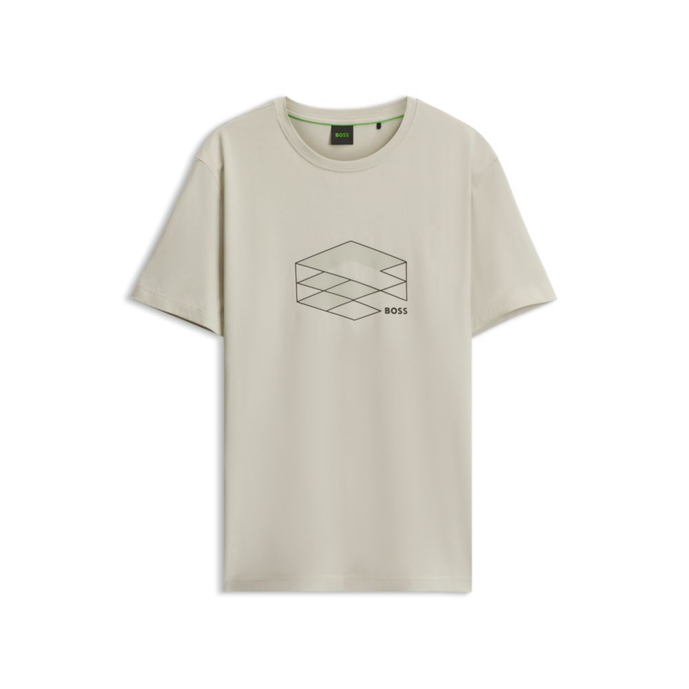 Camiseta de algodón con estampado