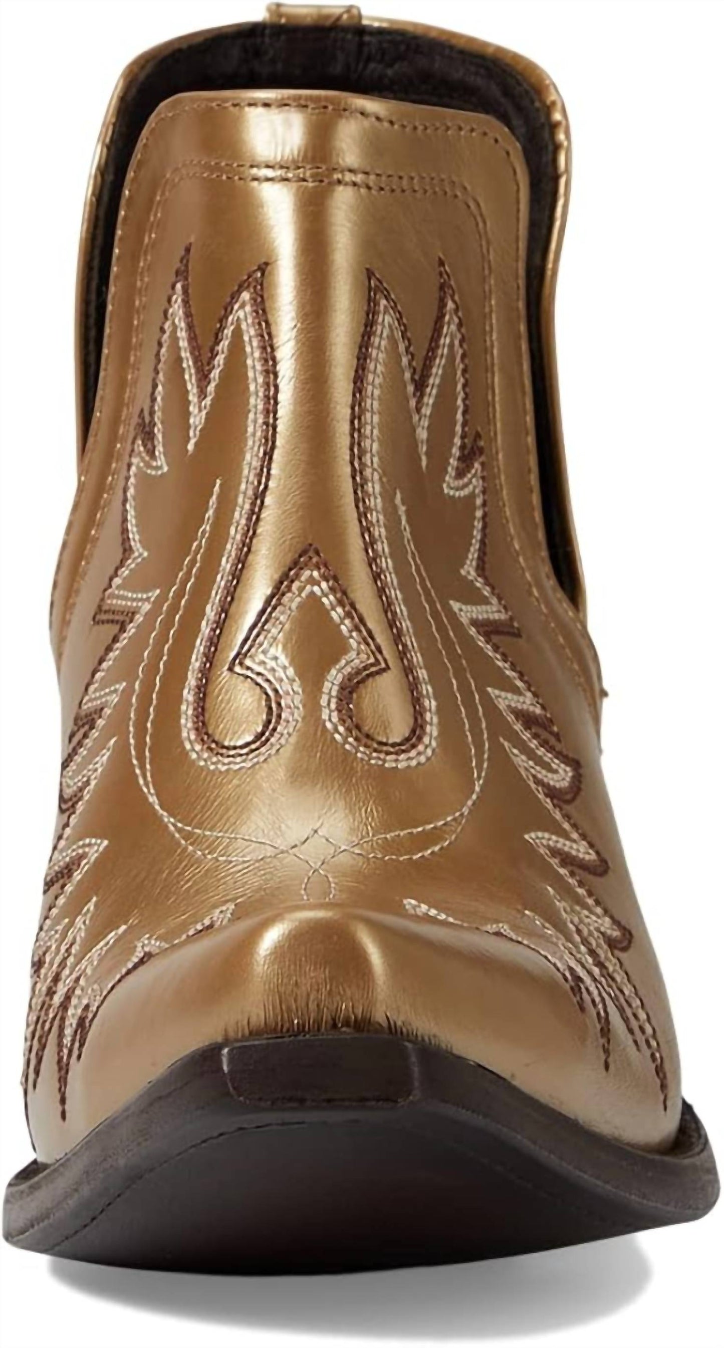 Botas de mujer color dorado