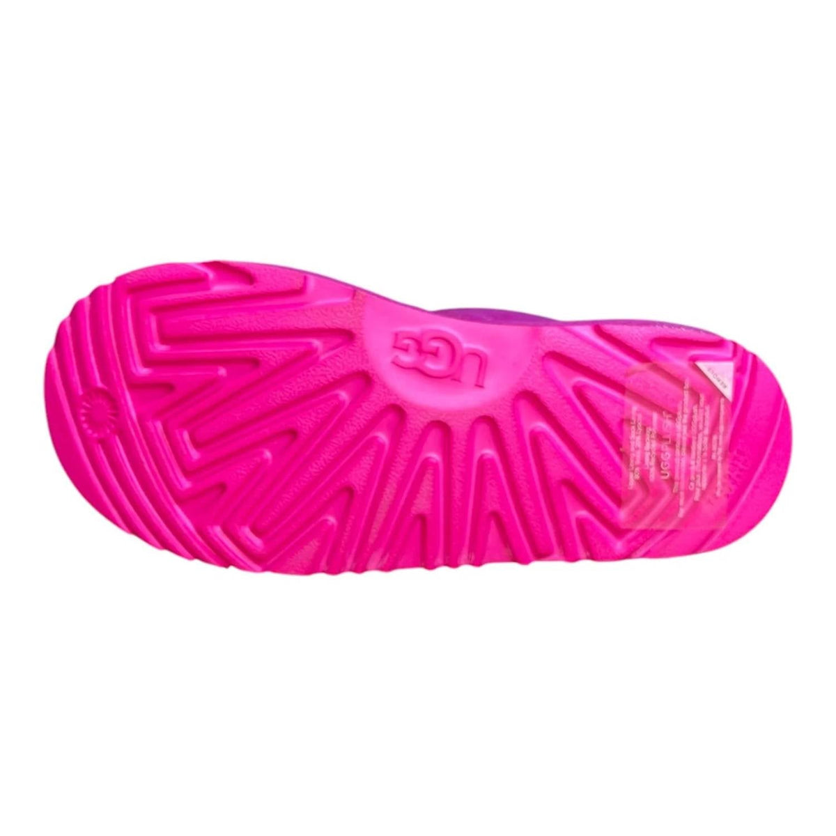 Botas infantil con estampado color rosado