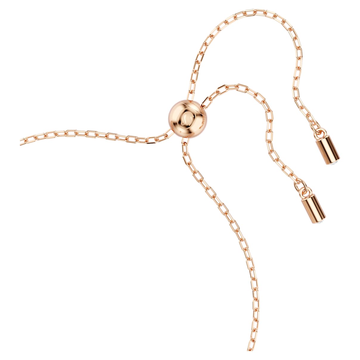 Pulsera color oro rosa y blanco