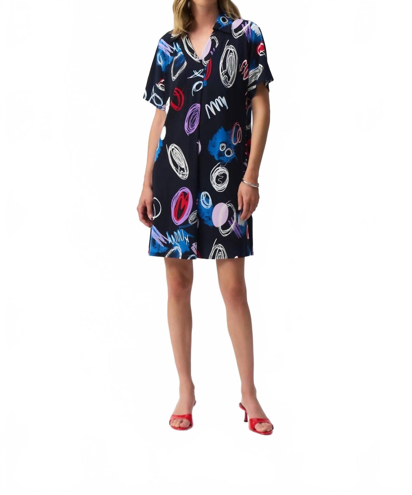 Vestido corto color azul