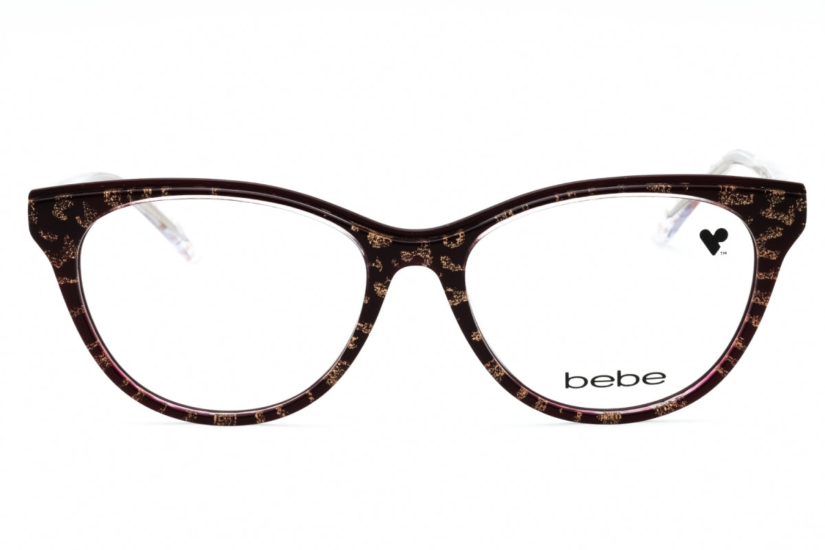 Gafas color vinotinto
