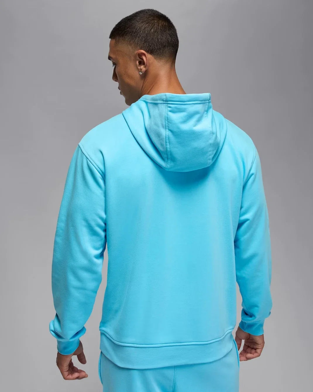 Buzo con capucha de hombre color azul