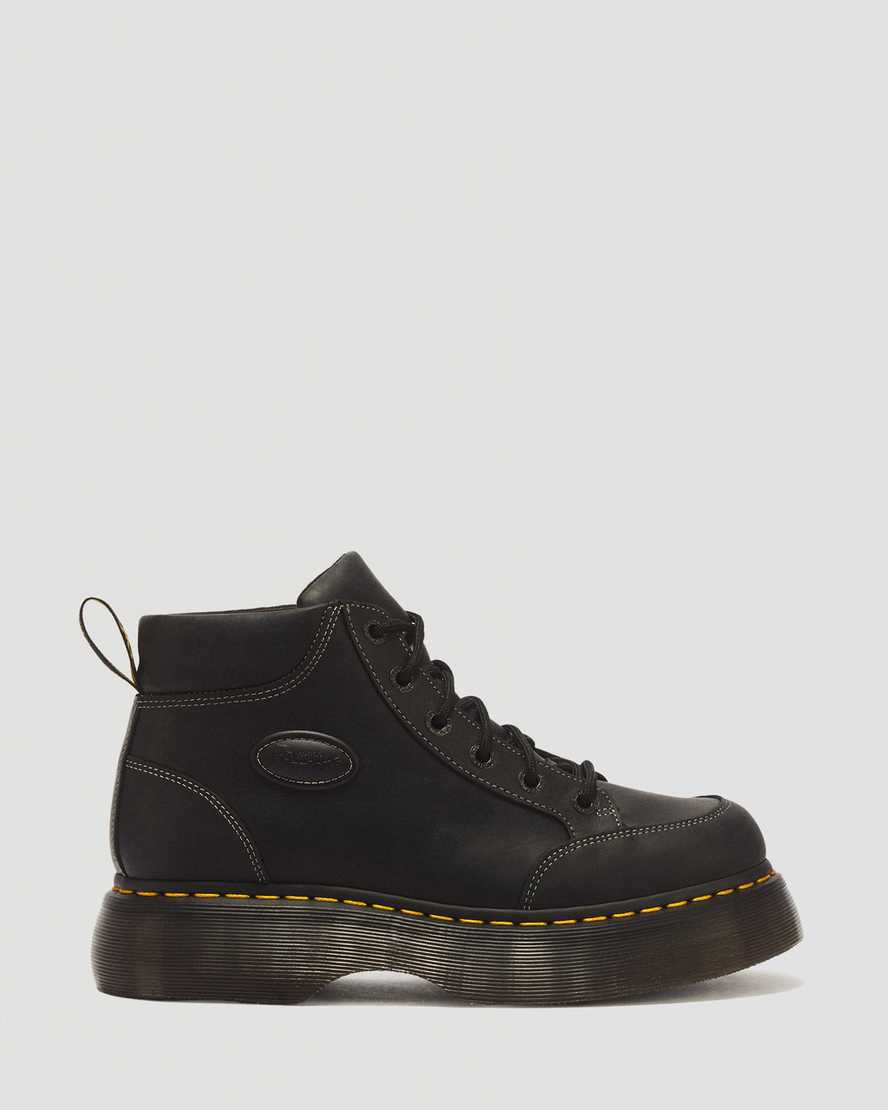 Botas de cuero con cordones