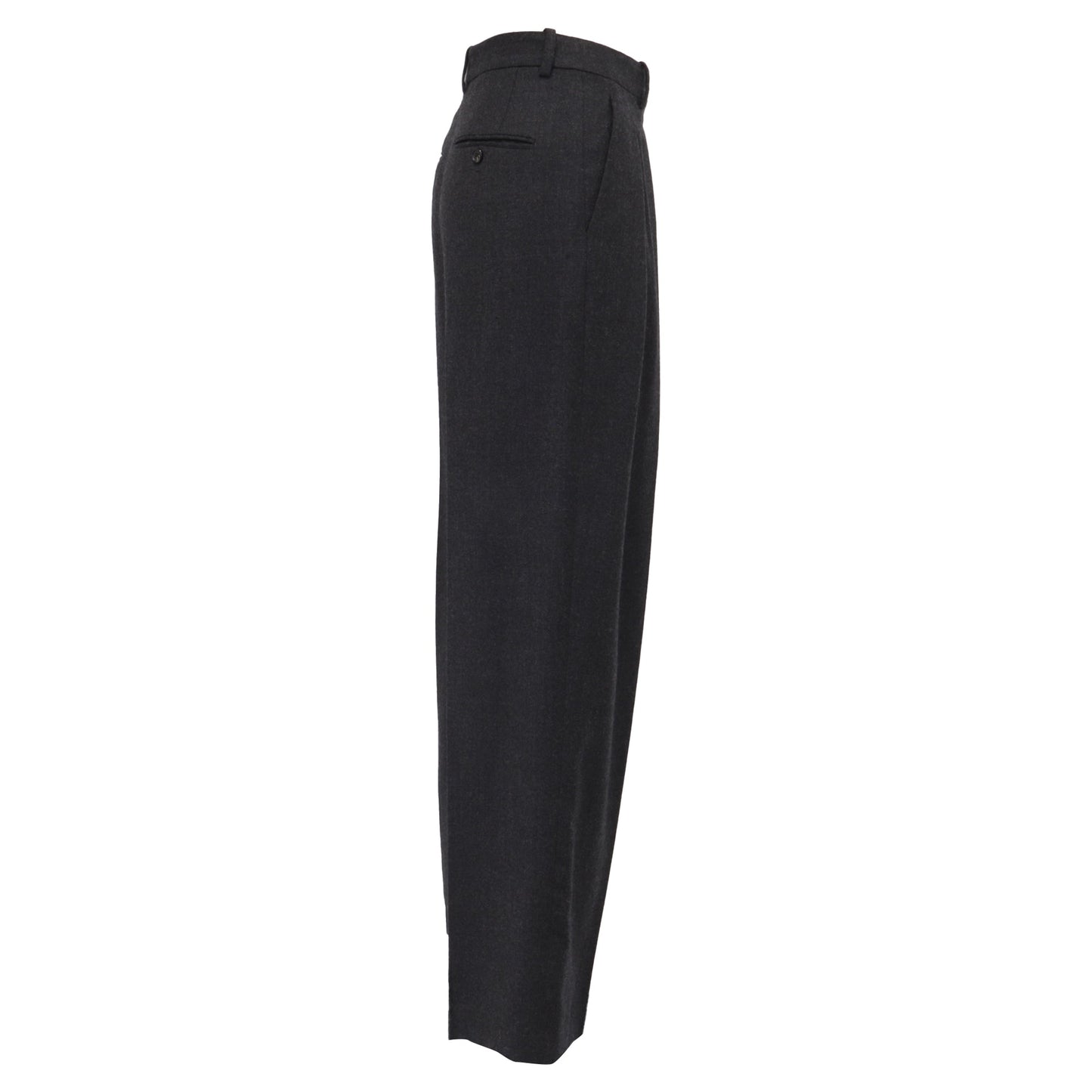 Pantalón de lana color negro