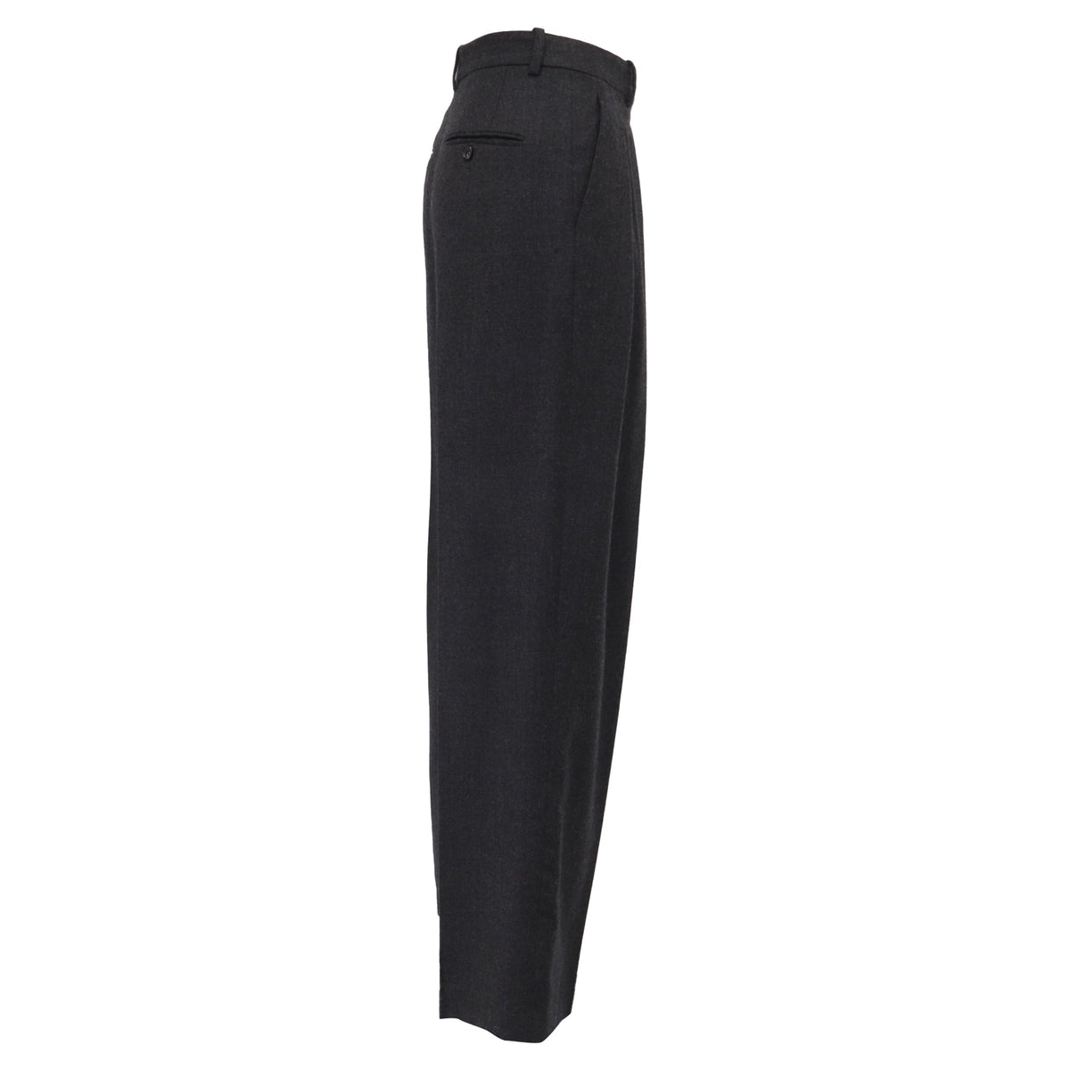 Pantalón de lana color negro